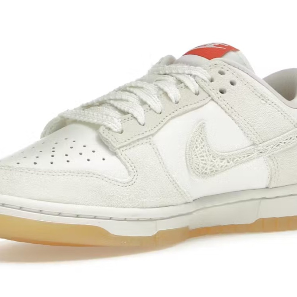 Nike White and Tan Sneakers